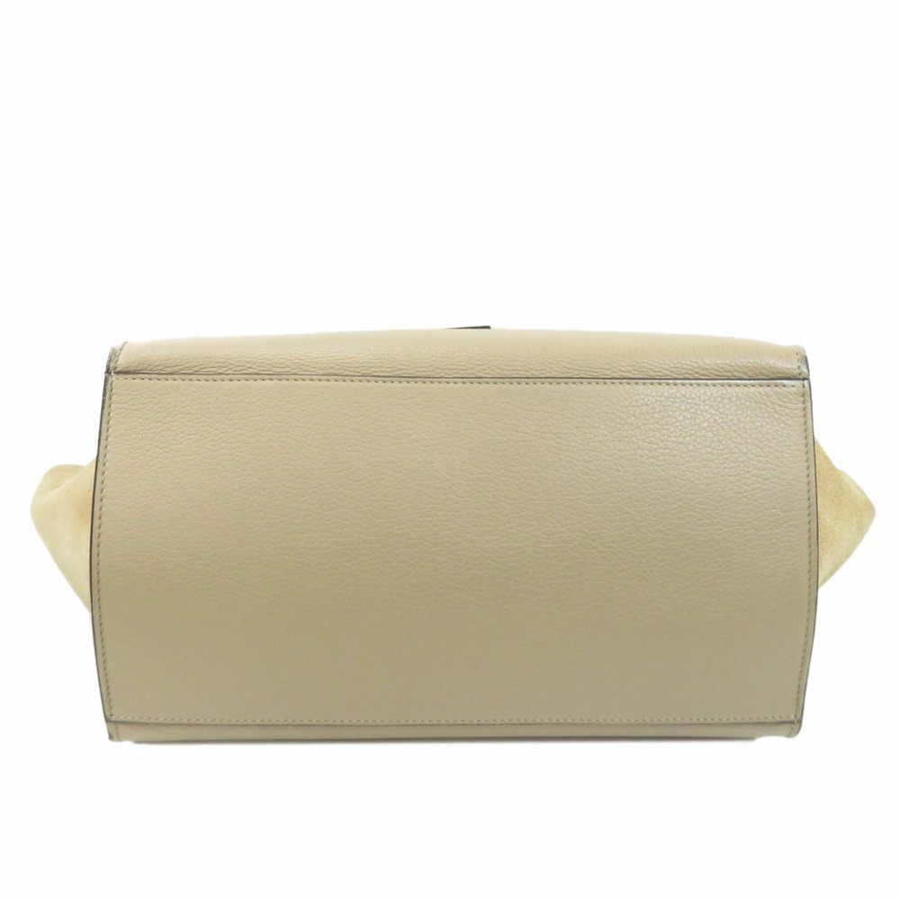 Celine Trapeze bag Dune calfskin leather suede - Picture 4 of 11